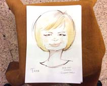 Рисунок Тани пастелью на бумаге